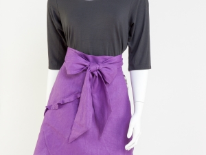 Hostess Half Apron - Purple Tulip Style