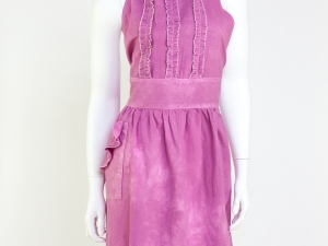 Women's Violet (Water colors)  Tuxedo Ruffle Apron